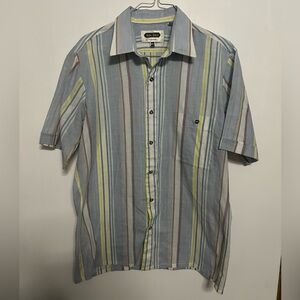 Vintage Coastal Yacht Vibes Eclectic Grandpa Sea Isle Casual Button Down Shirt